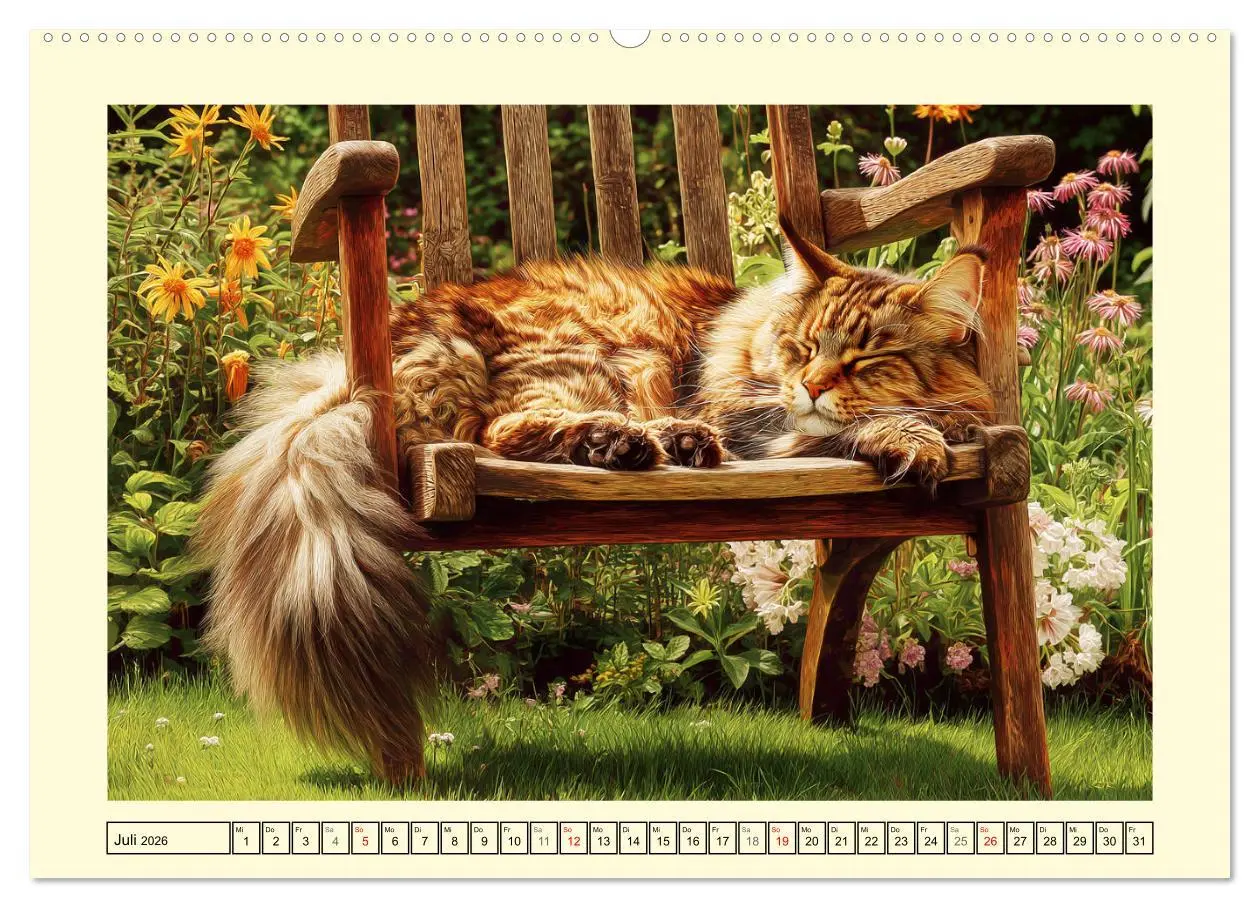 Bild: 9783457993477 | Main-Coon-Katzen. Die imposanten Waldkatzen im Garten (hochwertiger...