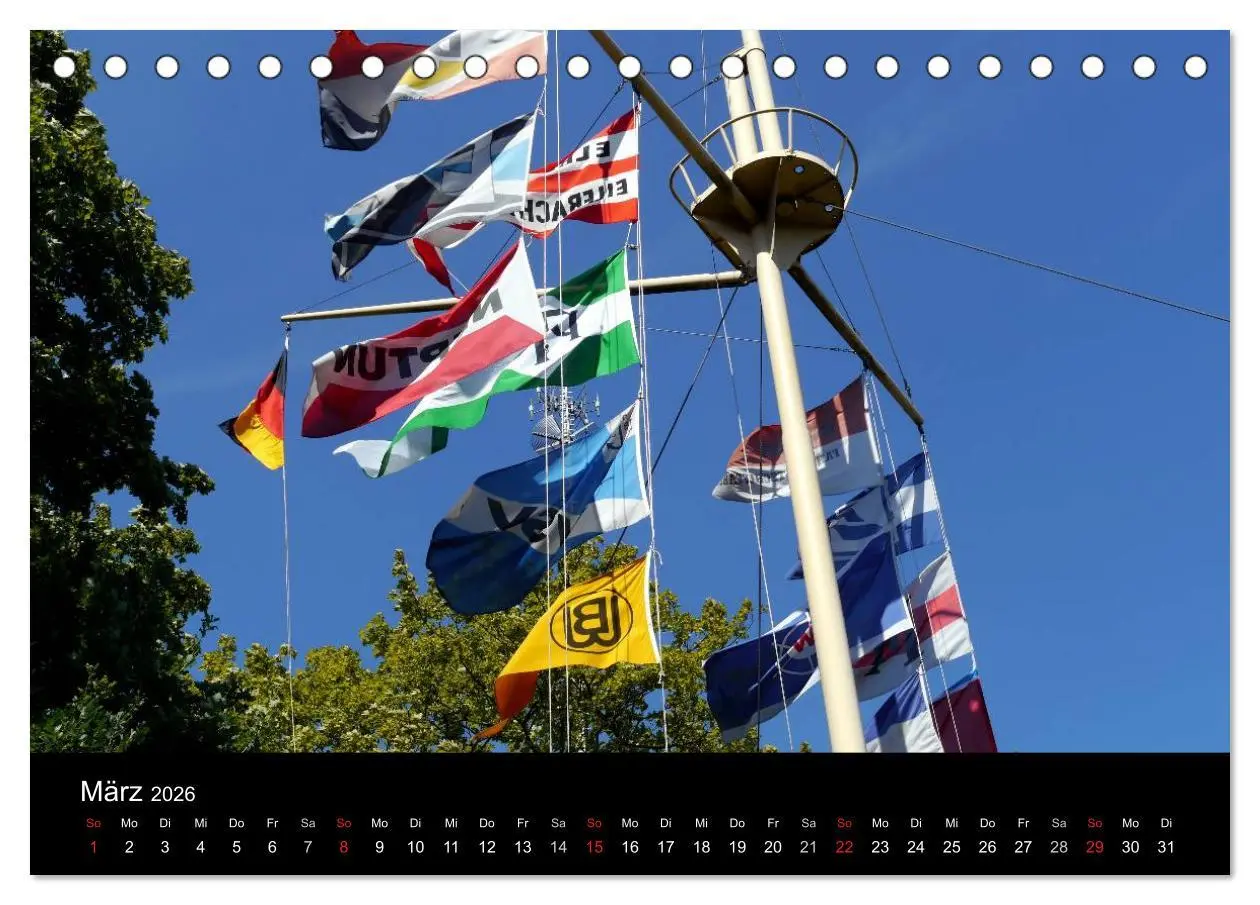 Bild: 9783516223477 | Binnenschiff Ahoi! (Tischkalender 2026 DIN A5 quer), CALVENDO...