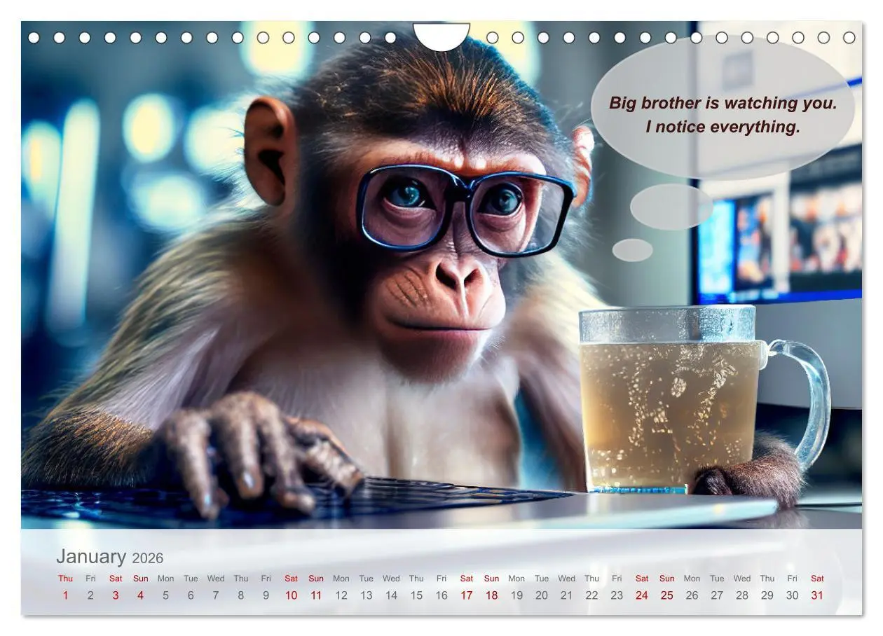 Bild: 9783516533477 | You really think you are an IT expert (Wall Calendar 2026 DIN A4...