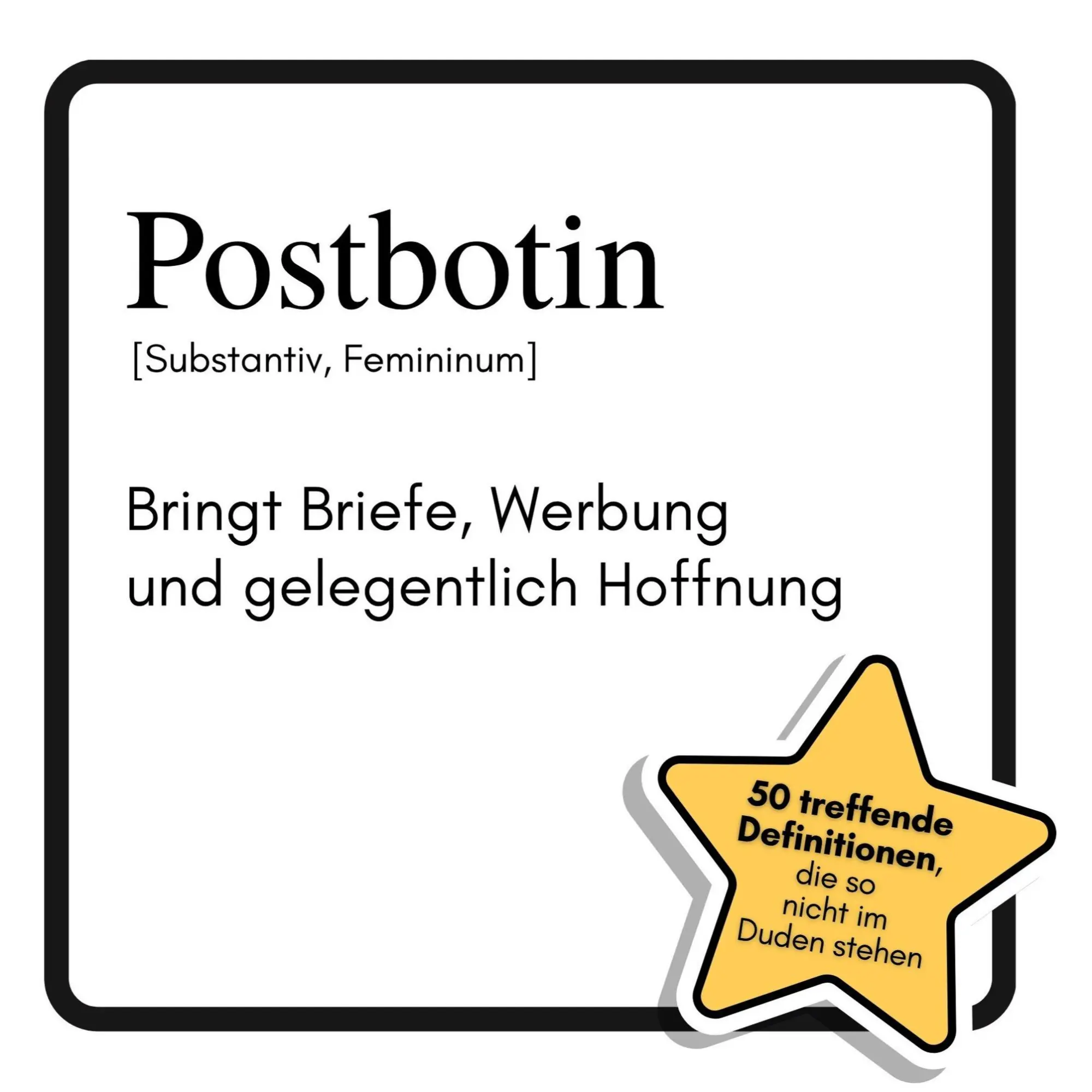 Cover: 9783759183477 | Postbotin | Bringt Briefe, Werbung und gelegentlich Hoffnung | Schäfer