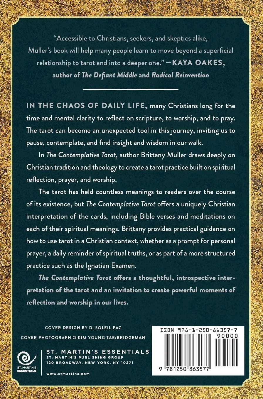 Rückseite: 9781250863577 | Contemplative Tarot | Brittany Muller | Taschenbuch | Englisch | 2022