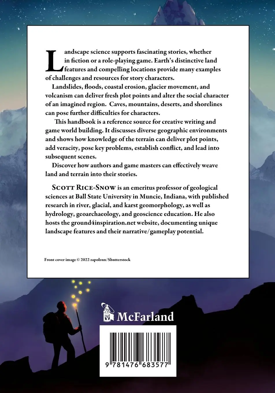 Rückseite: 9781476683577 | Landscapes for Writers and Game Masters | Scott Rice-Snow | Buch