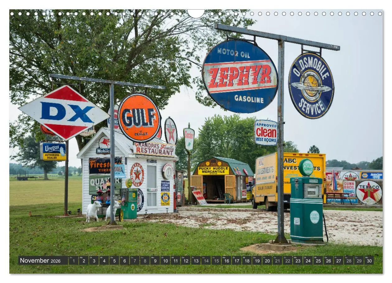 Bild: 9783457673577 | Route 66 (Wandkalender 2026 DIN A3 quer), CALVENDO Monatskalender