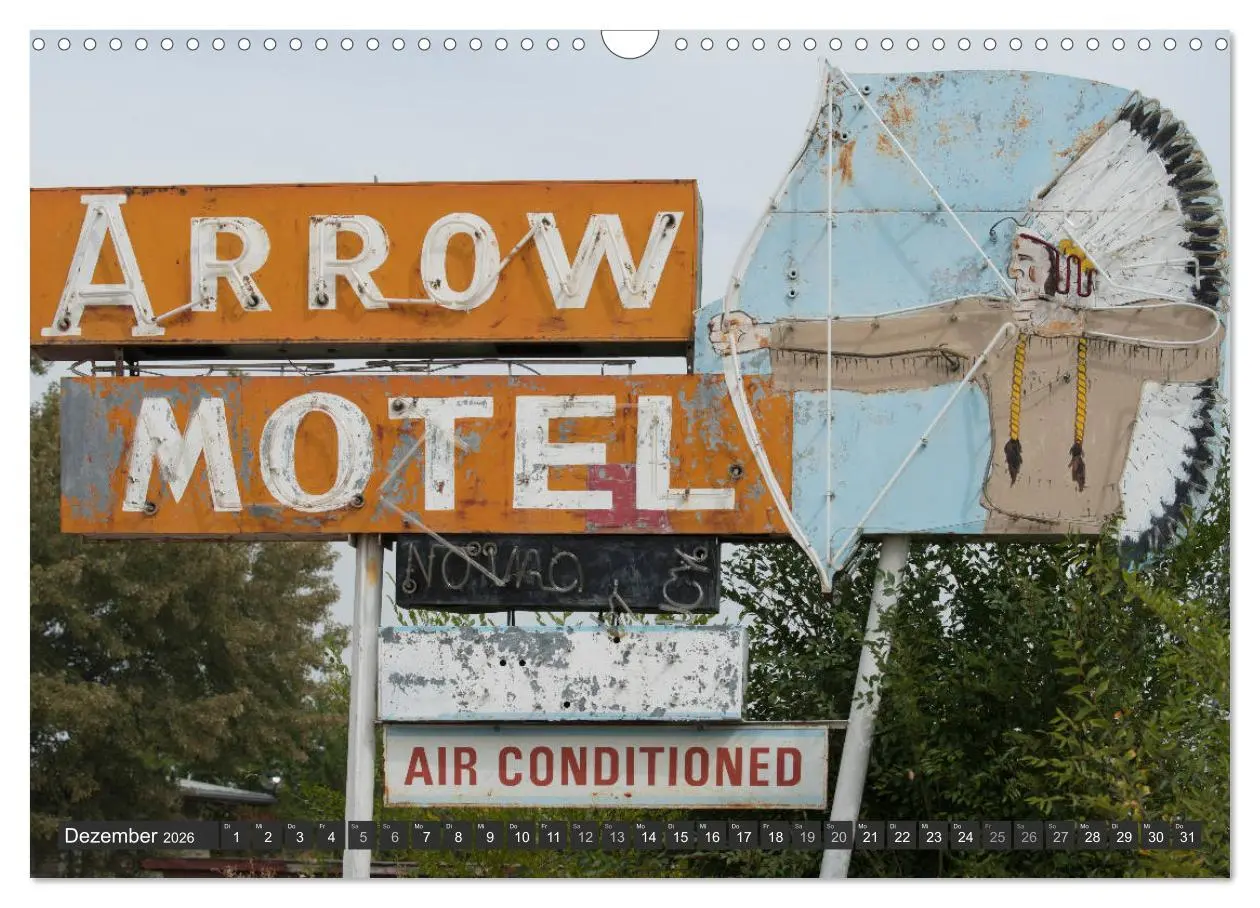 Bild: 9783457673577 | Route 66 (Wandkalender 2026 DIN A3 quer), CALVENDO Monatskalender