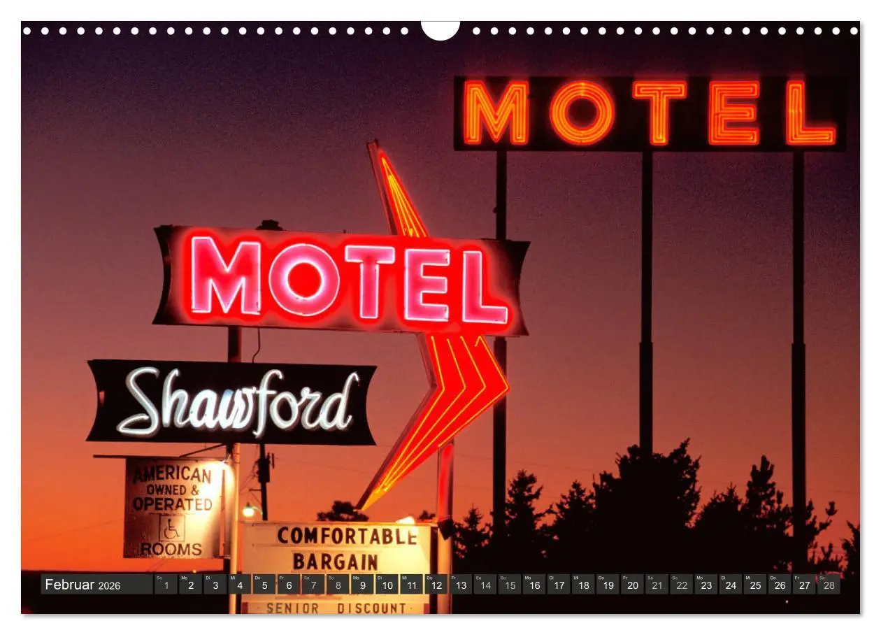 Bild: 9783457673577 | Route 66 (Wandkalender 2026 DIN A3 quer), CALVENDO Monatskalender