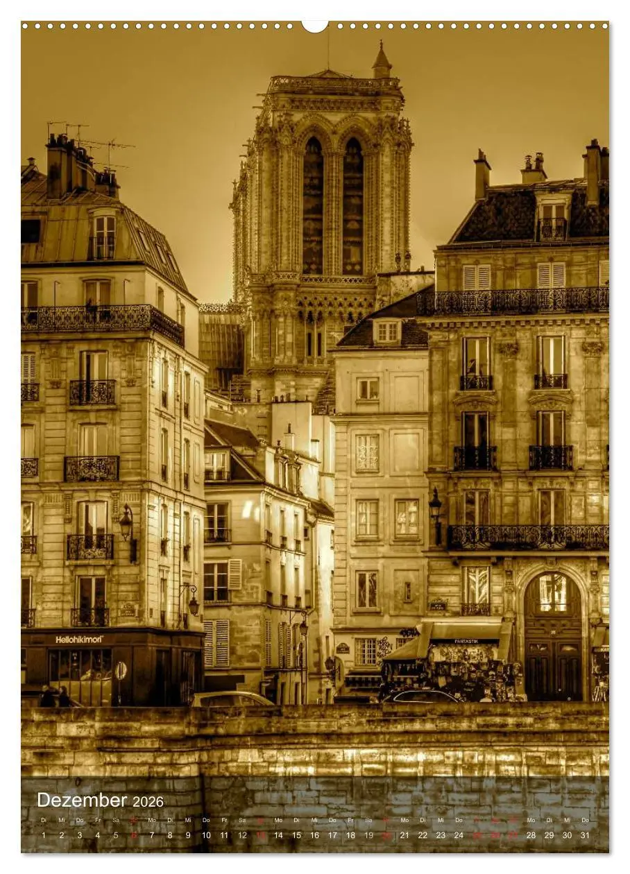 Bild: 9783516453577 | Paris - Die Schöne am Fluss (Wandkalender 2026 DIN A2 hoch),...
