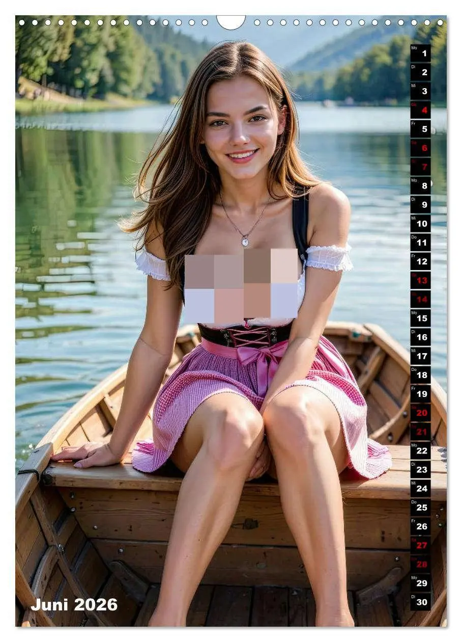 Bild: 9783516523577 | Dirndl Almanach (Wandkalender 2026 DIN A3 hoch), CALVENDO...