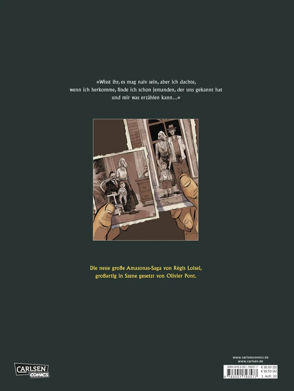 Rückseite: 9783551793577 | Der Schweinehund 1: Isabel | Régis Loisel | Buch | Der Schweinehund