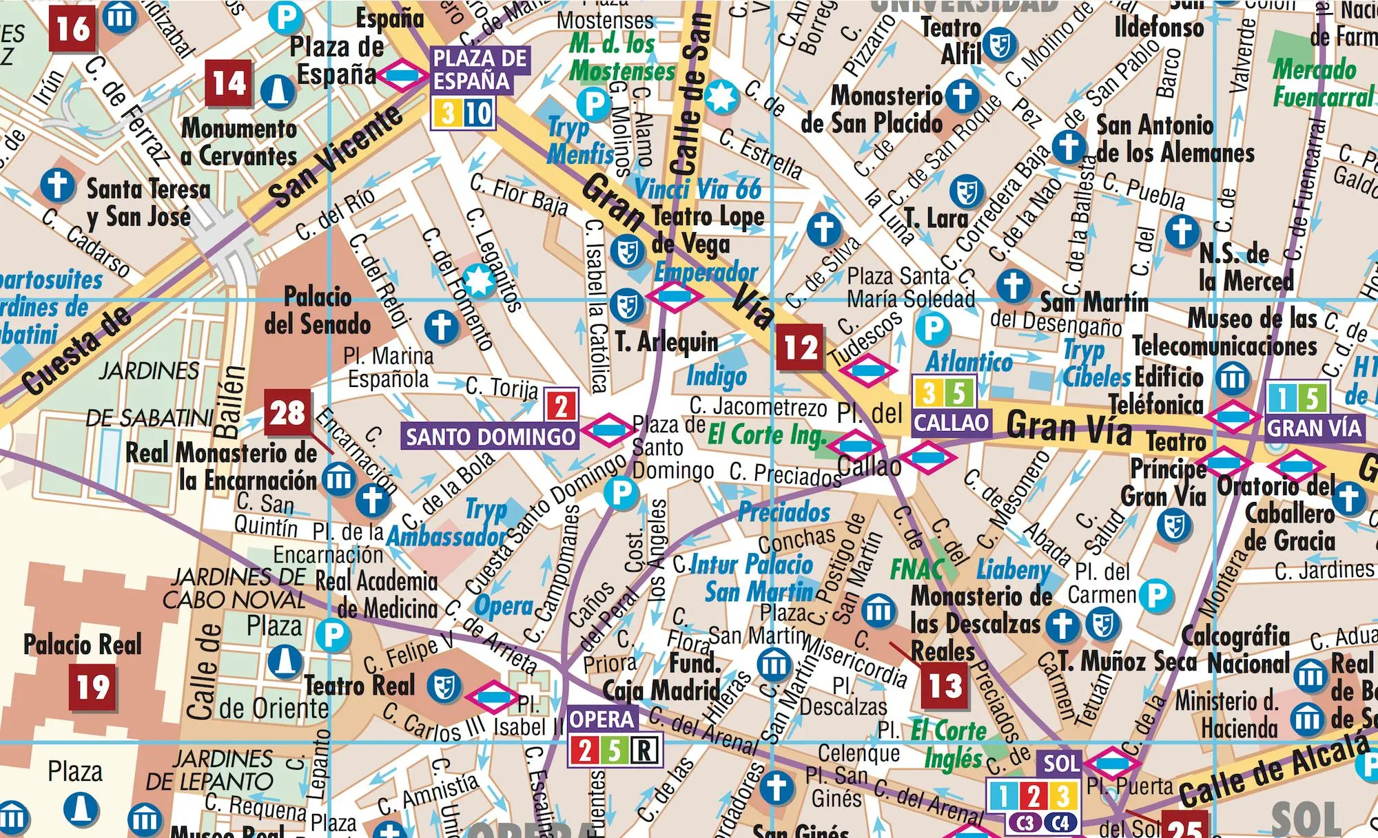Bild: 9783866093577 | Madrid 1 : 10 000 | (Land-)Karte | Borch Maps | Laminierte Oberfläche