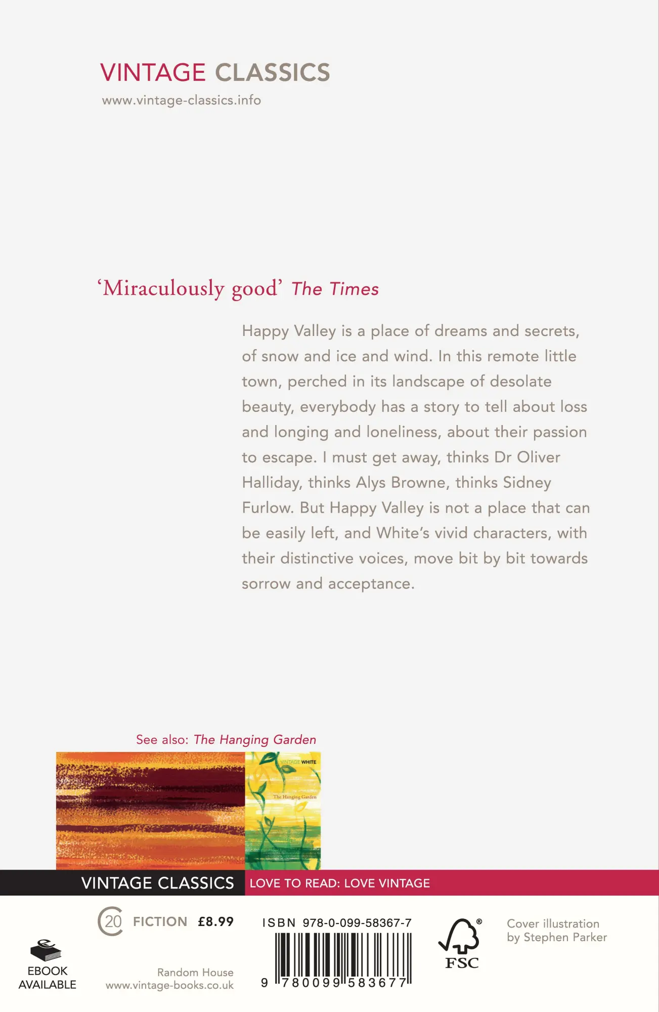 Rückseite: 9780099583677 | Happy Valley | Patrick White | Taschenbuch | Englisch | 2014