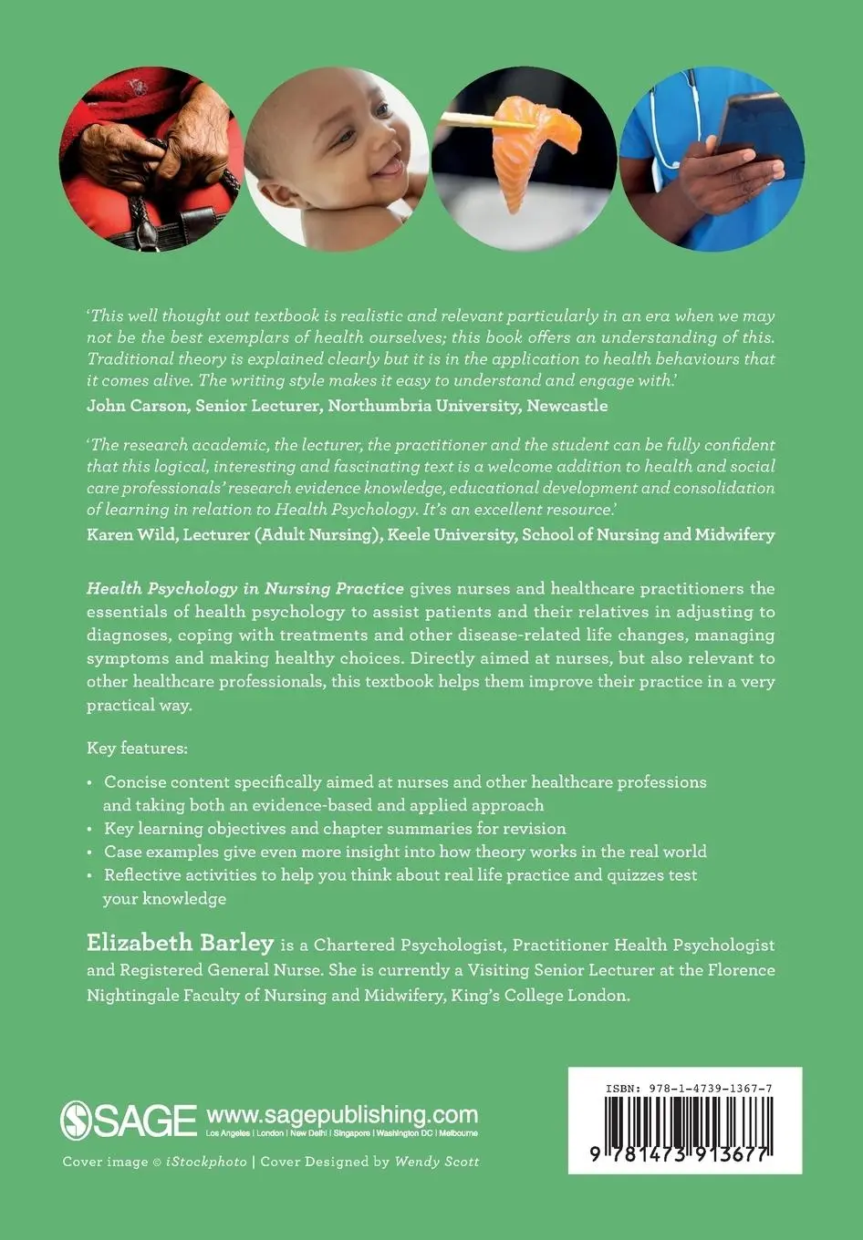 Rückseite: 9781473913677 | Health Psychology in Nursing Practice | Elizabeth Barley | Taschenbuch