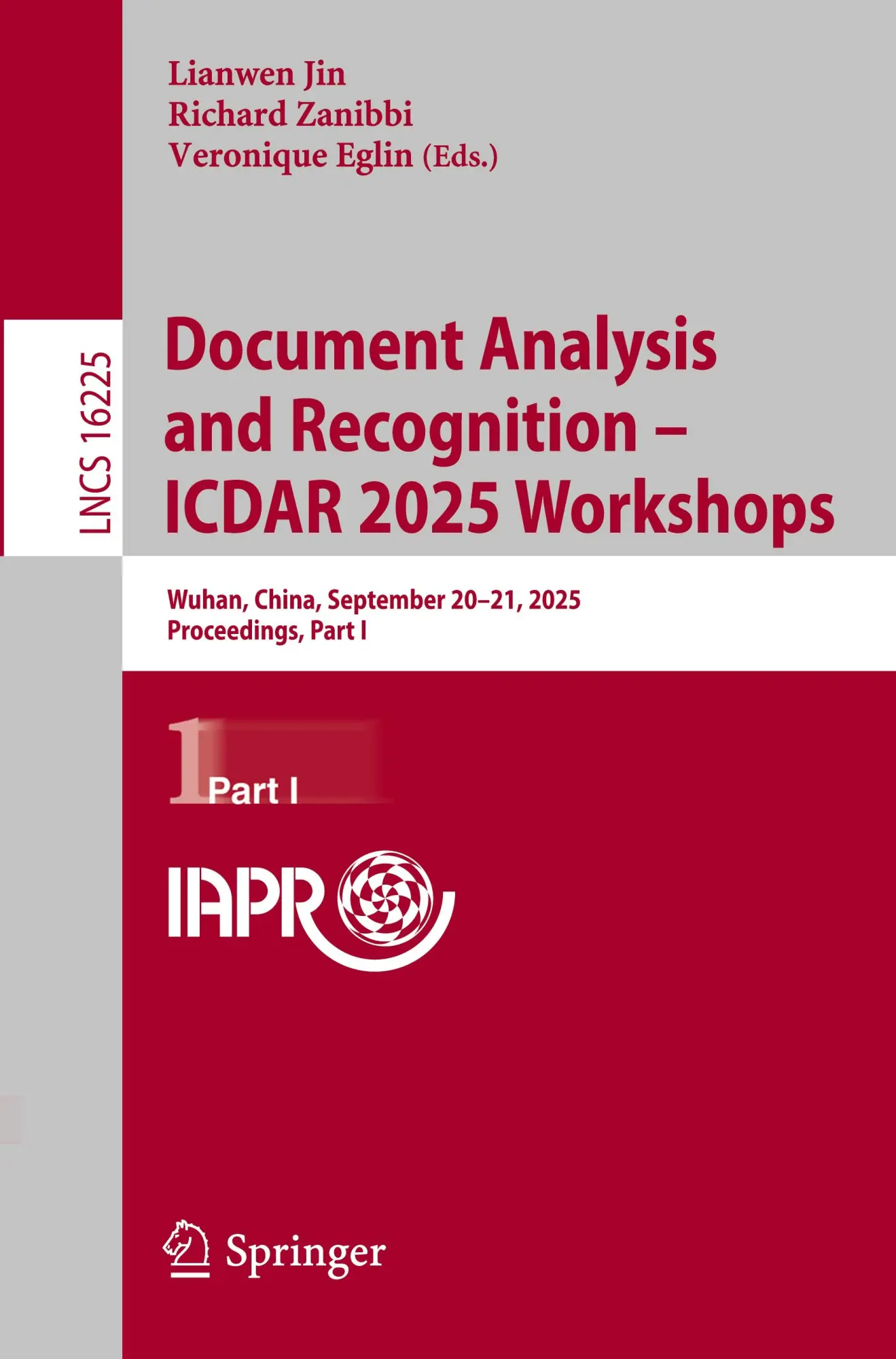 Document Analysis and Recognition - ICDAR 2025 Workshops