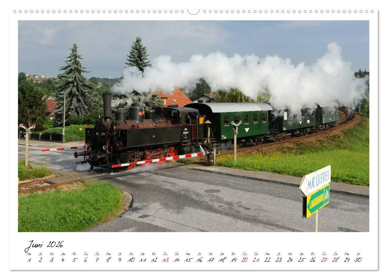 Bild: 9783457733677 | Mit Volldampf durch Österreich (hochwertiger Premium Wandkalender...