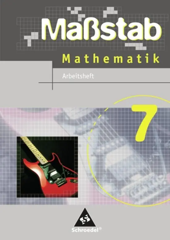 Cover: 9783507843677 | Maßstab 7. Arbeitsheft. Hauptschule. Nordrhein-Westfalen | Schröder