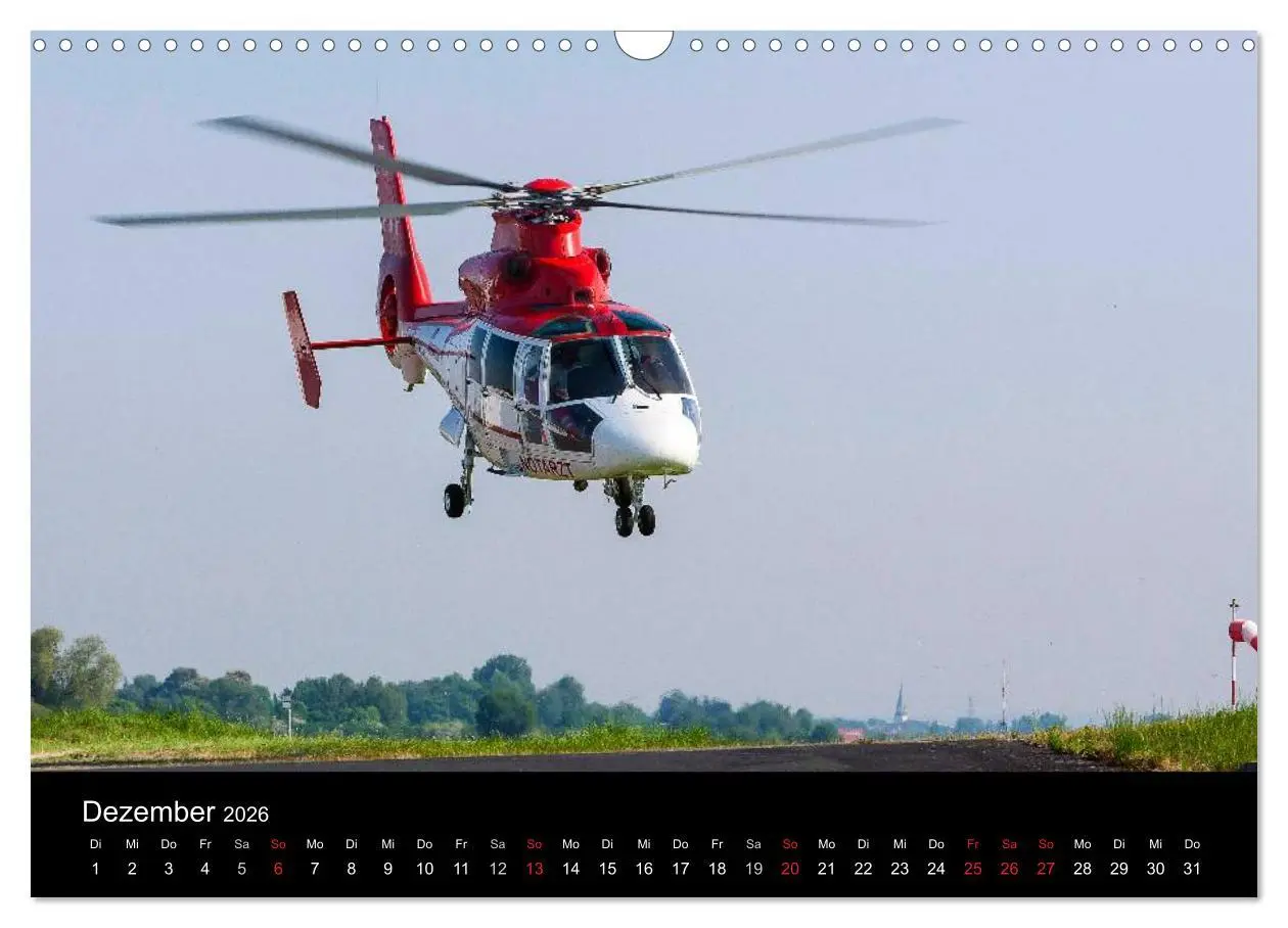 Bild: 9783516203677 | Helicopter 2026 (Wandkalender 2026 DIN A3 quer), CALVENDO...