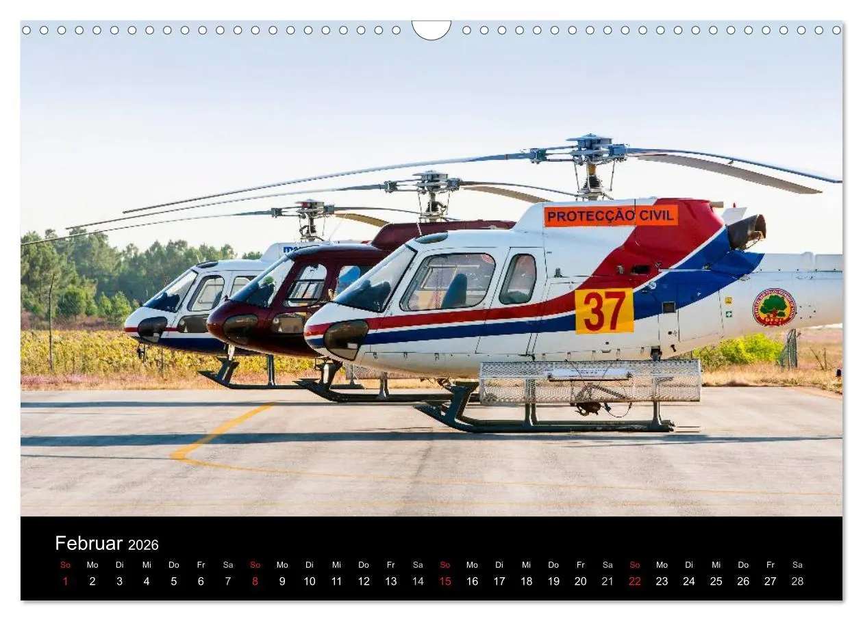 Bild: 9783516203677 | Helicopter 2026 (Wandkalender 2026 DIN A3 quer), CALVENDO...