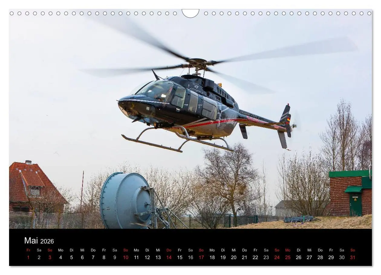 Bild: 9783516203677 | Helicopter 2026 (Wandkalender 2026 DIN A3 quer), CALVENDO...