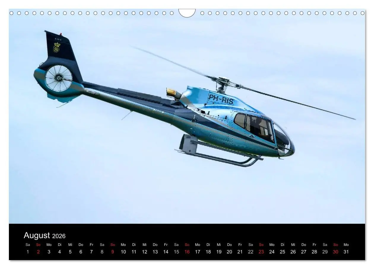 Bild: 9783516203677 | Helicopter 2026 (Wandkalender 2026 DIN A3 quer), CALVENDO...