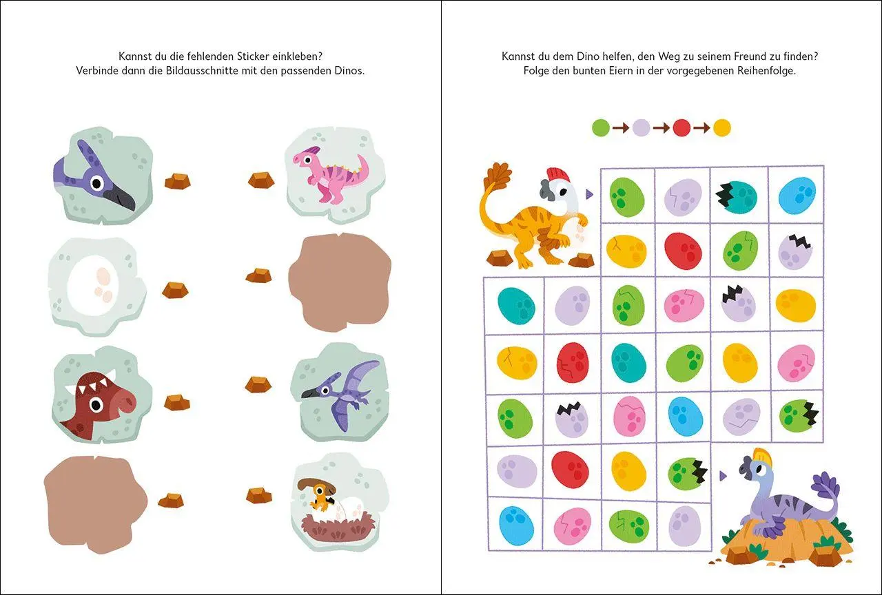 Bild: 9783743223677 | Metallic-Stickerspaß - Dinos | Svenja Pidde | Taschenbuch | 32 S.