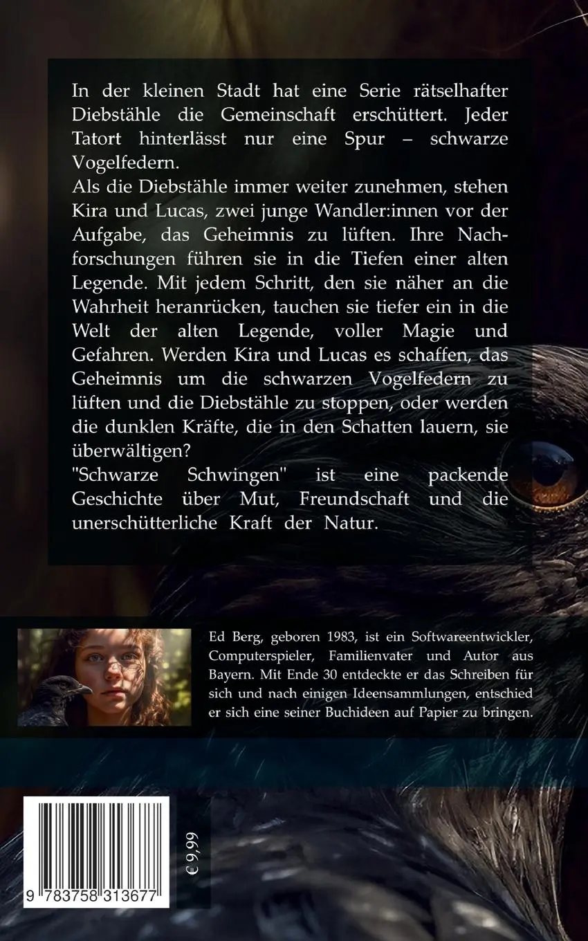 Rückseite: 9783758313677 | Kira, die Wandlerin - 04 - Schwarze Schwingen | Ed Berg | Taschenbuch