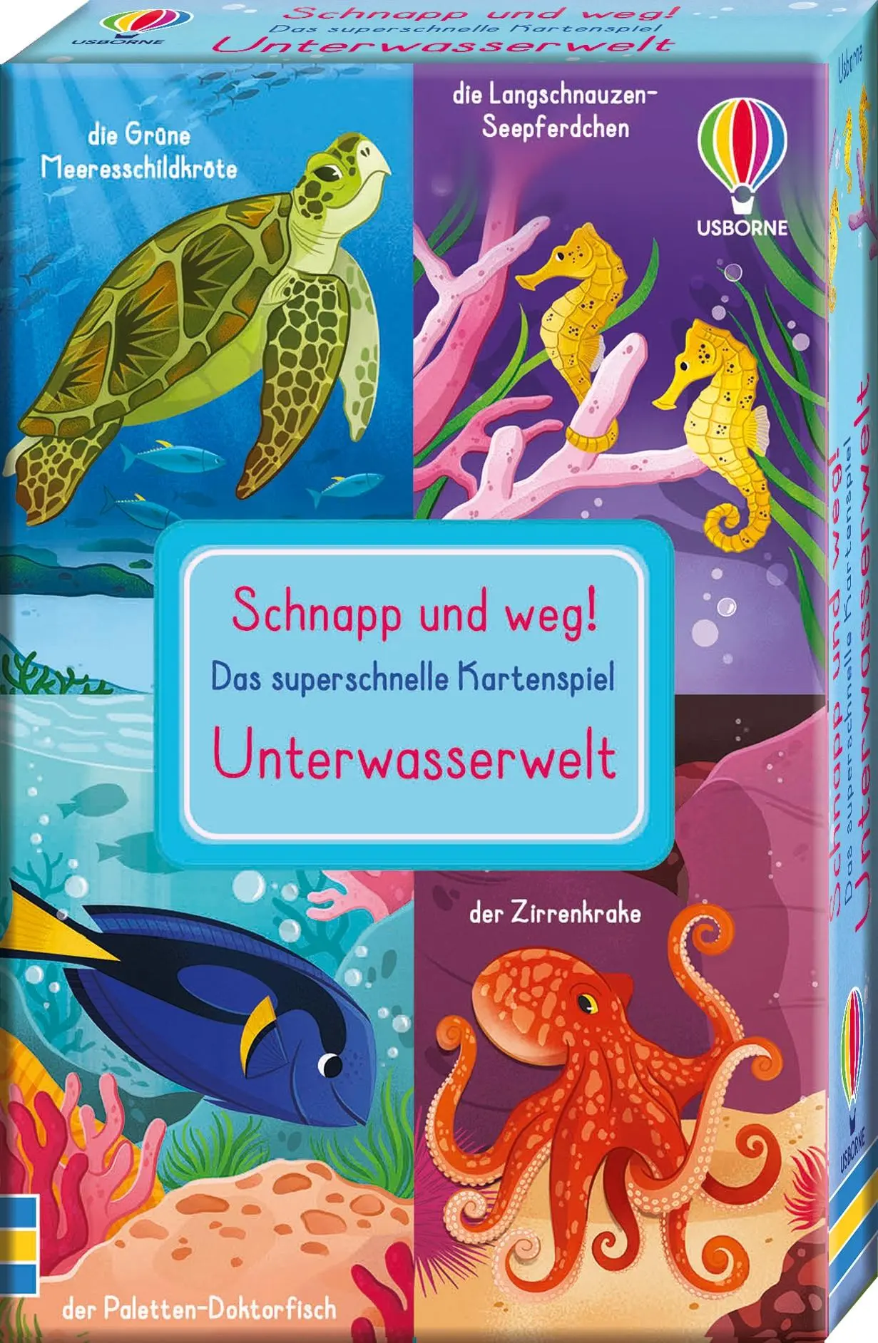Cover: 9781035703777 | Schnapp und weg! Das superschnelle Kartenspiel: Unterwasserwelt | Buch