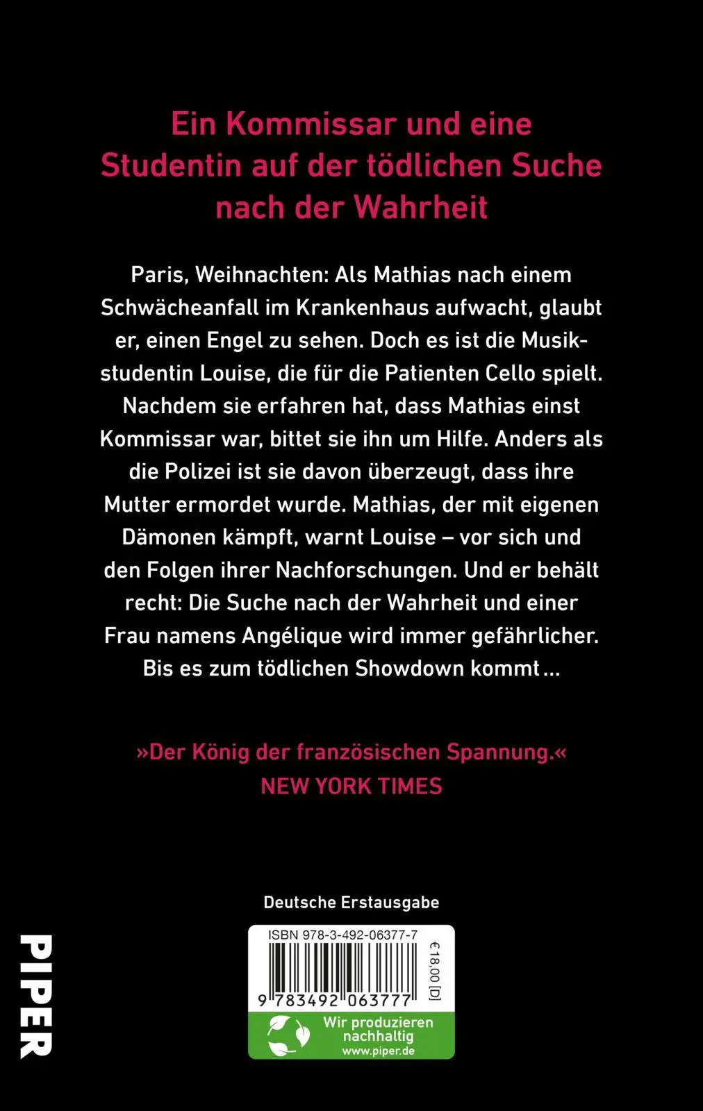Rückseite: 9783492063777 | Das Mädchen und der Verrat | Guillaume Musso | Taschenbuch | 336 S.