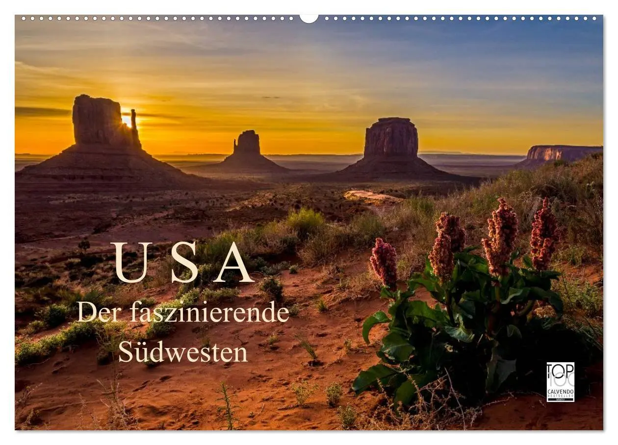 Cover: 9783516123777 | USA Der faszinierende Südwesten (Wandkalender 2026 DIN A2 quer),...