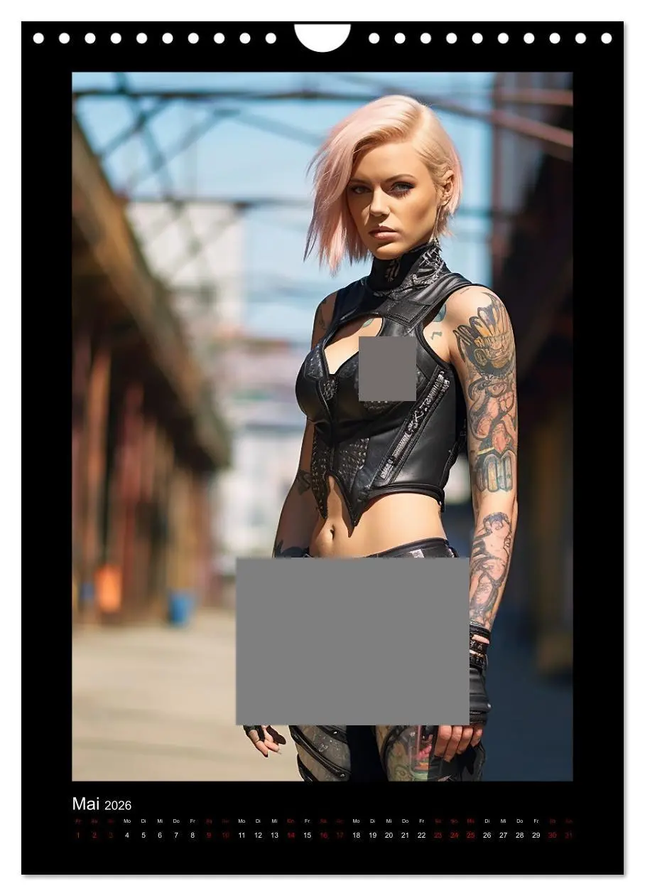 Bild: 9783516293777 | Cybergirls (Wandkalender 2026 DIN A4 hoch), CALVENDO Monatskalender