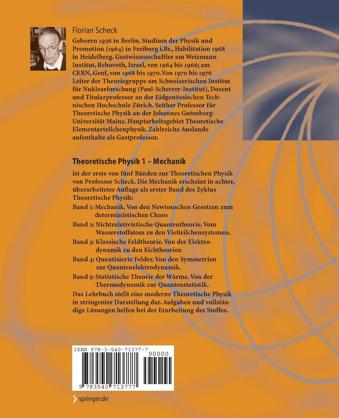 Rückseite: 9783540713777 | Theoretische Physik 1 | Mechanik | Florian Scheck | Taschenbuch | xx