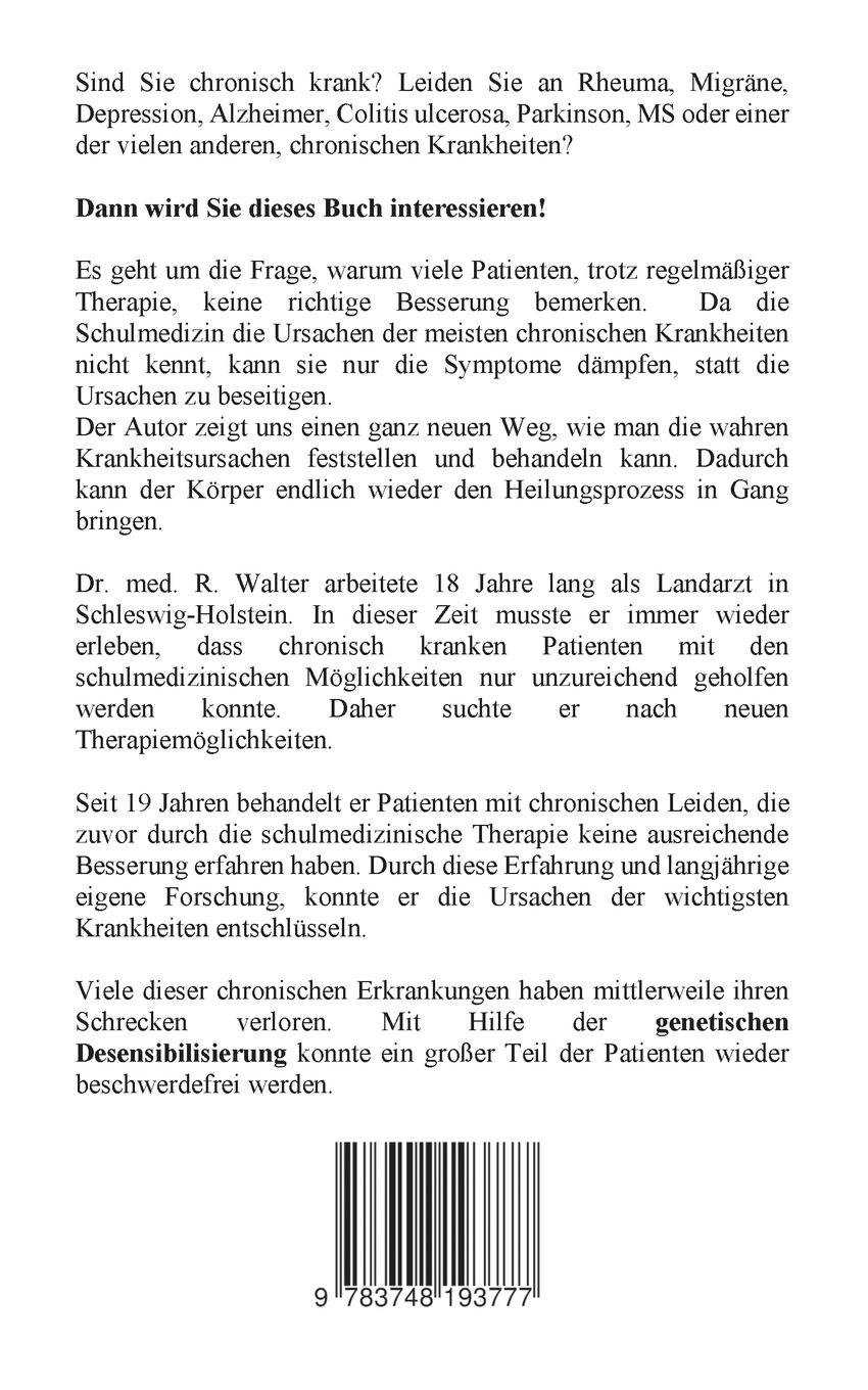 Rückseite: 9783748193777 | Rheuma, Migräne, Depression ... Krebs | Roland Walter | Taschenbuch