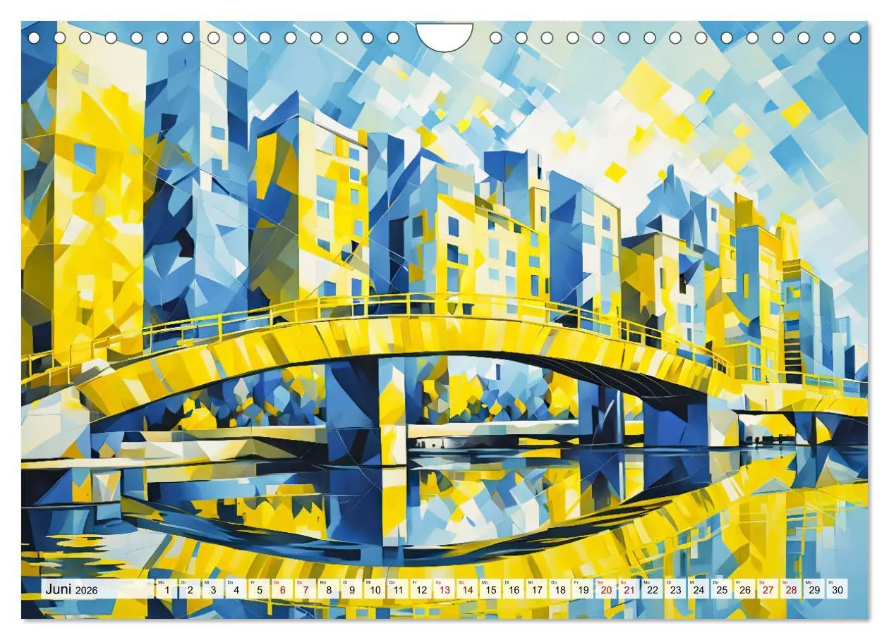 Bild: 9783457263877 | Kubistische Stadtlandschaften - Geometrische Urban Art am Wasser...