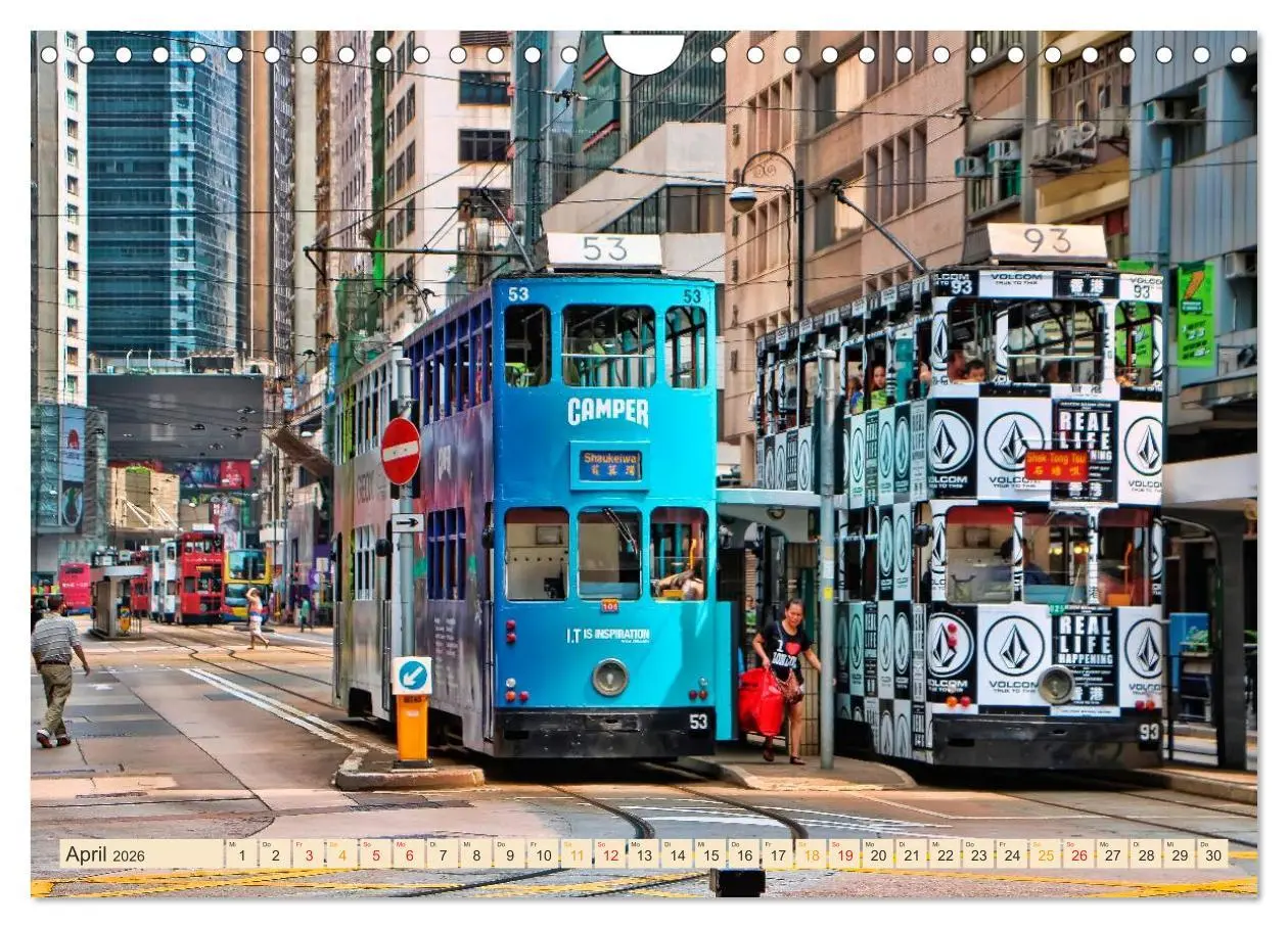 Bild: 9783457953877 | Durch die Welt mit der Straßenbahn (Wandkalender 2026 DIN A4 quer),...