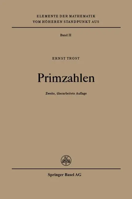 Cover: 9783764303877 | Primzahlen | E. Trost | Taschenbuch | Paperback | 100 S. | Deutsch