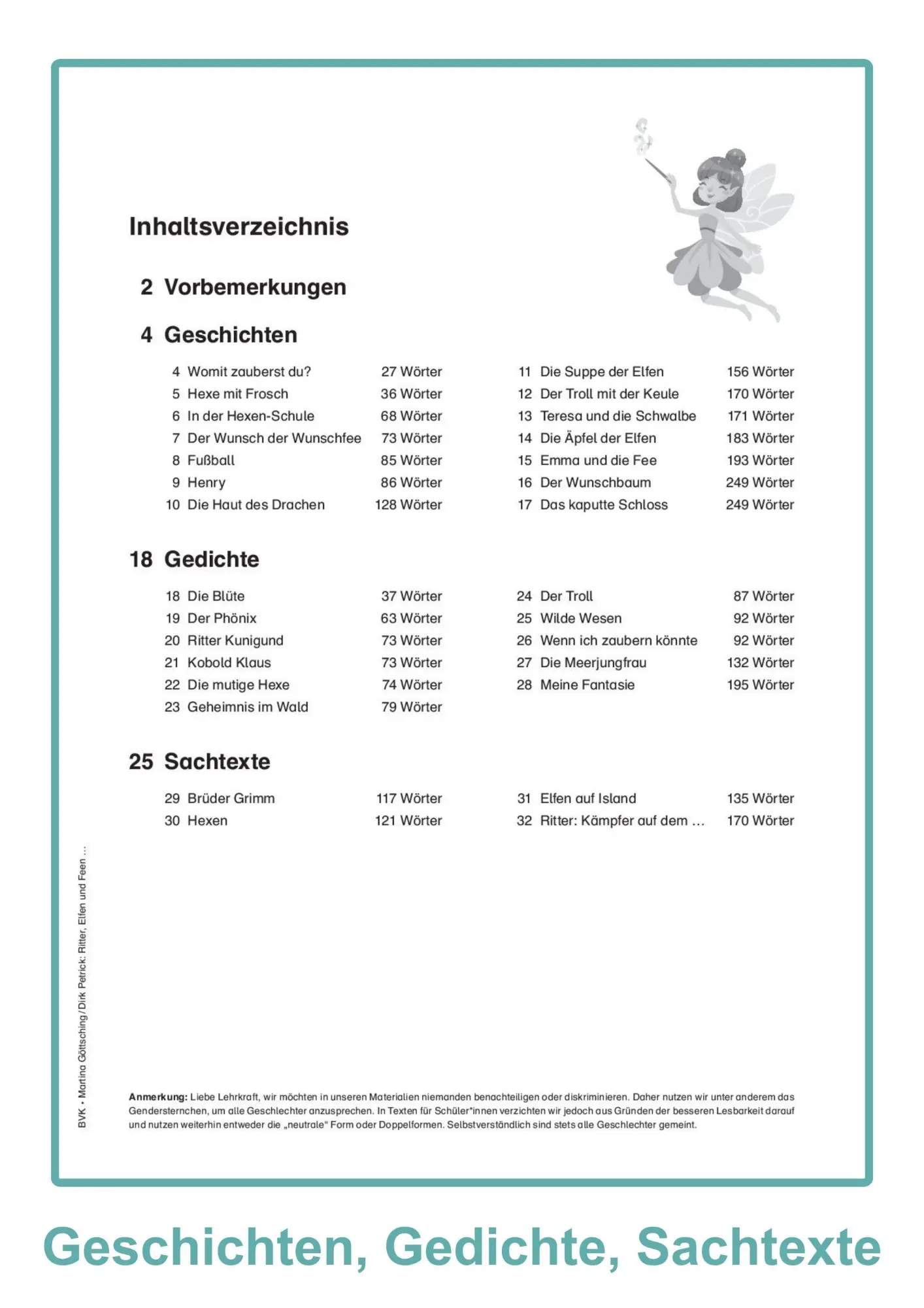 Bild: 9783965203877 | Ritter, Elfen und Feen - Fantastische Geschichten, Gedichte und...