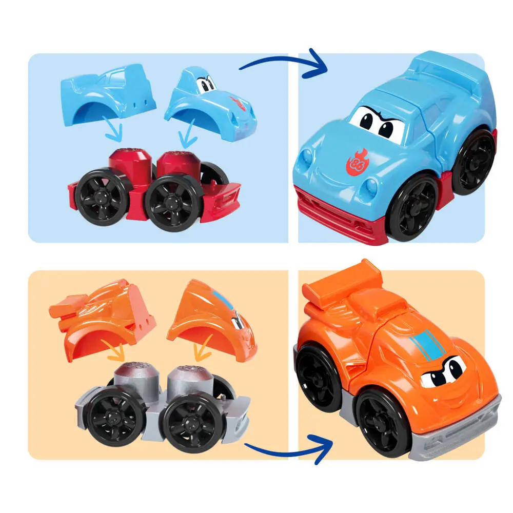 Bild: 194735303977 | MEGA BLOKS Rennwagen-Transporter | Offene Verpackung | JFR29 | Deutsch