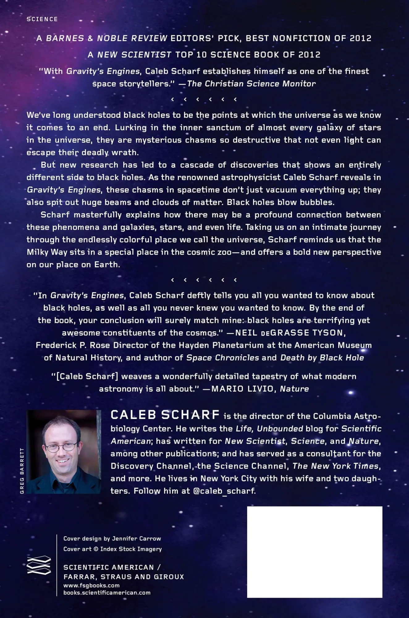 Rückseite: 9780374533977 | Gravity's Engines | Caleb Scharf | Taschenbuch | Englisch | 2013