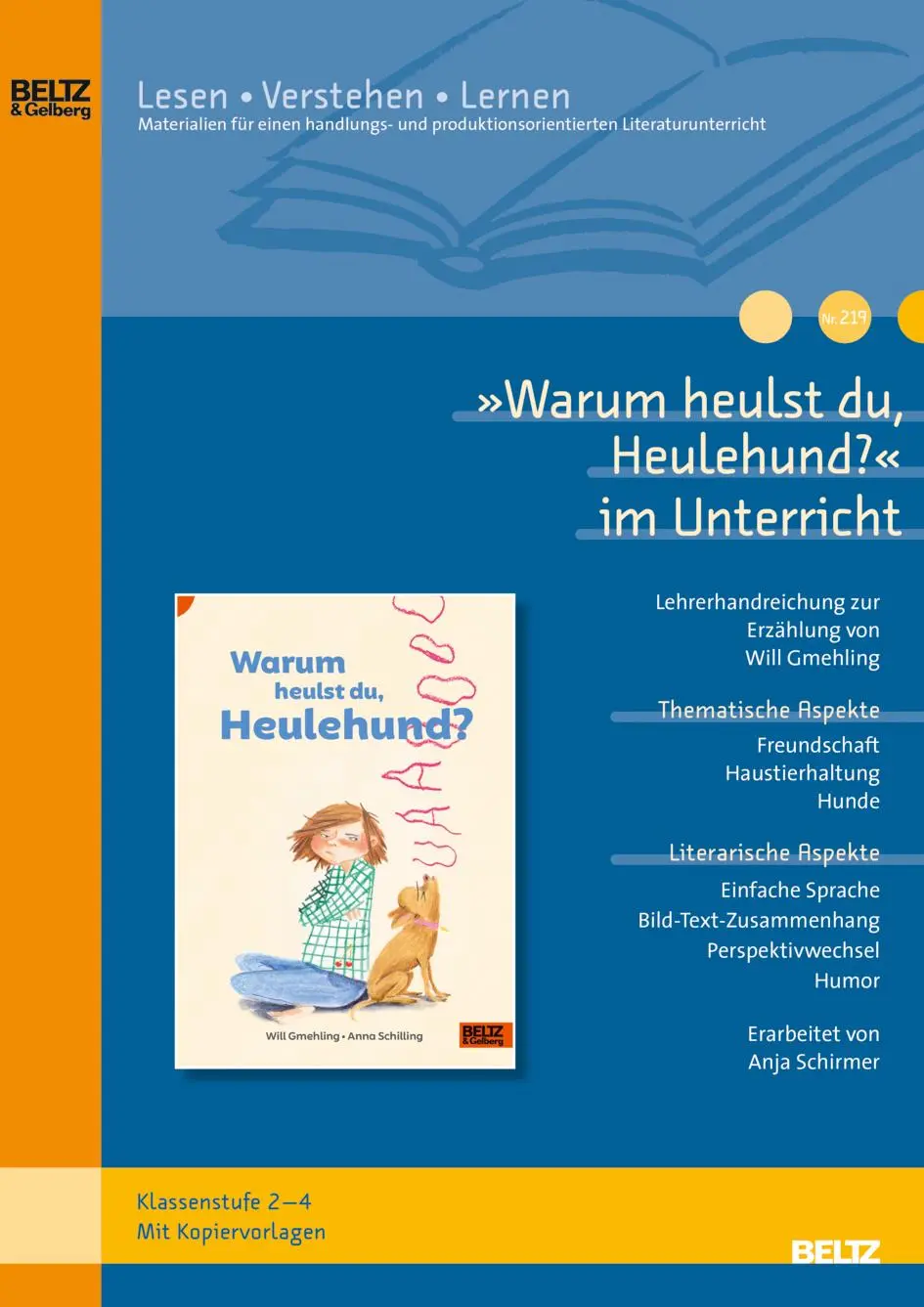 Cover: 9783407823977 | »Warum heulst du, Heulehund?« im Unterricht | Anja Schirmer | 24 S.