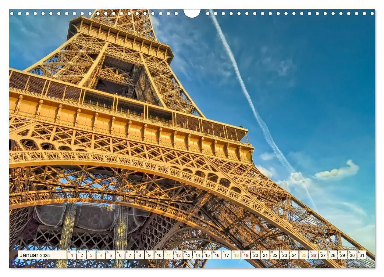 Bild: 9783435163977 | Eiffelturm - Ikone der Architektur (Wandkalender 2025 DIN A3 quer),...
