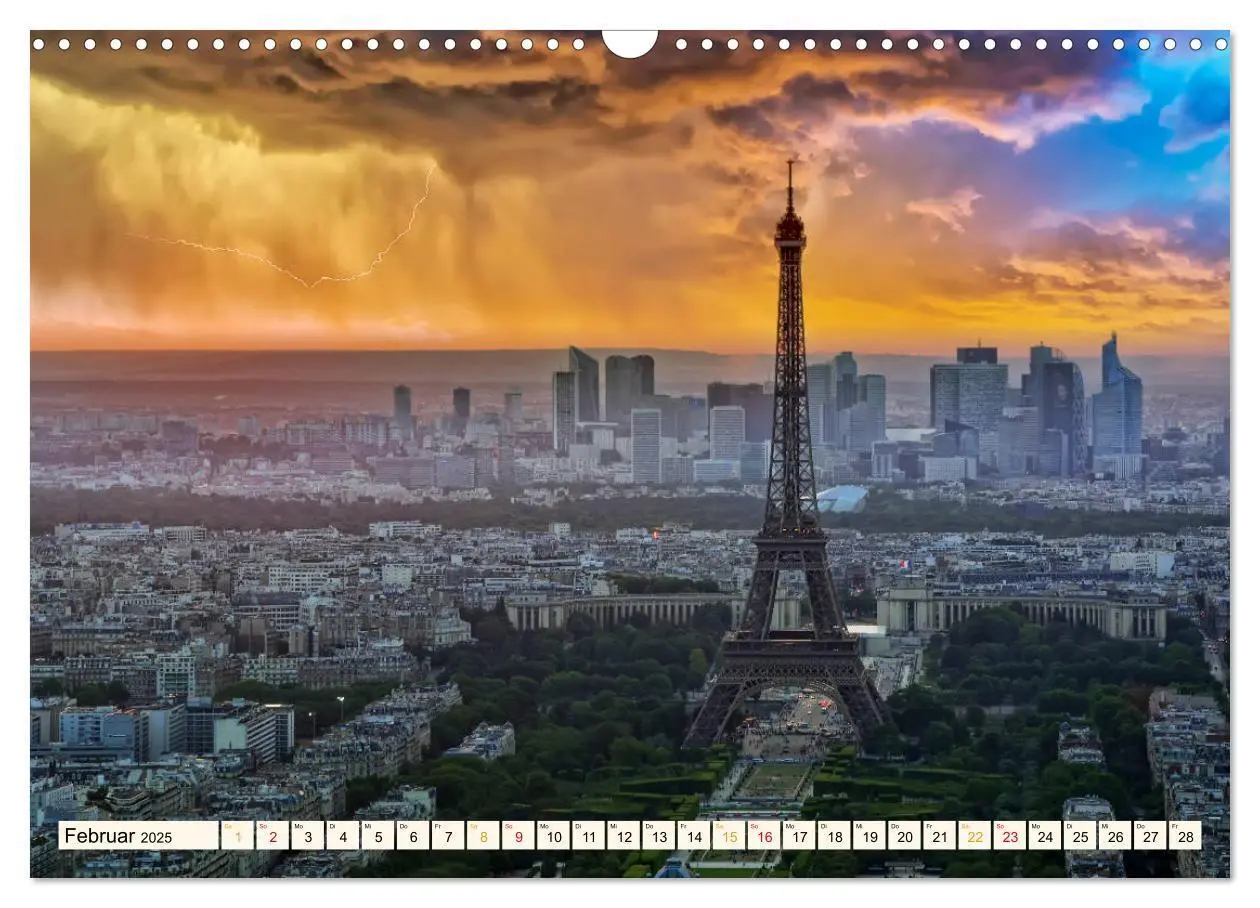 Bild: 9783435163977 | Eiffelturm - Ikone der Architektur (Wandkalender 2025 DIN A3 quer),...