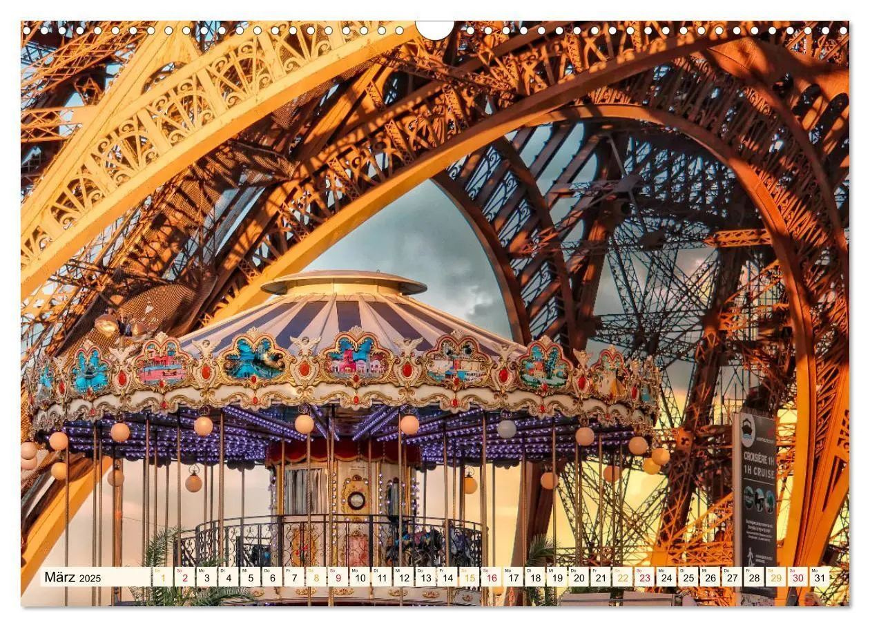 Bild: 9783435163977 | Eiffelturm - Ikone der Architektur (Wandkalender 2025 DIN A3 quer),...