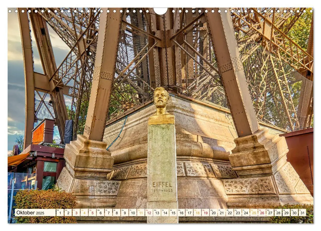 Bild: 9783435163977 | Eiffelturm - Ikone der Architektur (Wandkalender 2025 DIN A3 quer),...