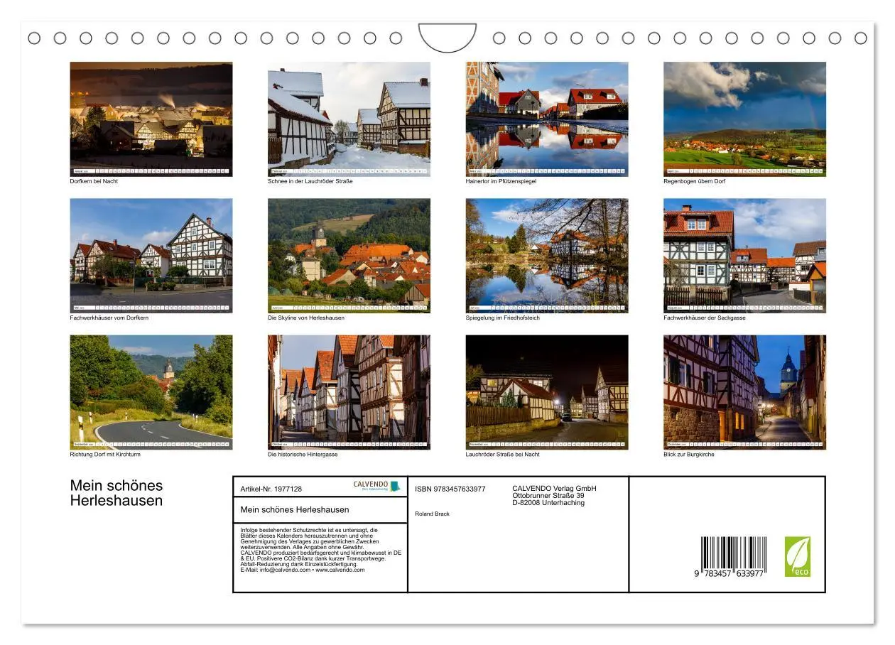 Bild: 9783457633977 | Mein schönes Herleshausen (Wandkalender 2026 DIN A4 quer), CALVENDO...