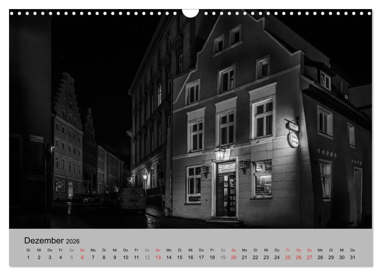 Bild: 9783516033977 | Hansestadt Stralsund bei Nacht (mit GPS-Koordinaten) (Wandkalender...