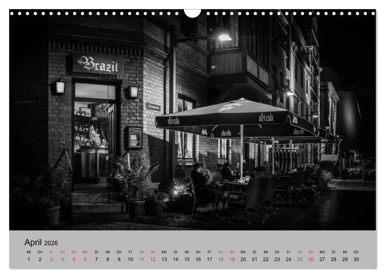Bild: 9783516033977 | Hansestadt Stralsund bei Nacht (mit GPS-Koordinaten) (Wandkalender...