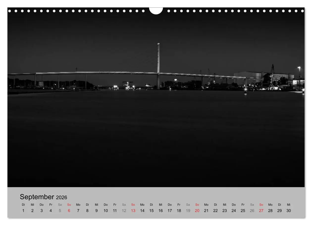 Bild: 9783516033977 | Hansestadt Stralsund bei Nacht (mit GPS-Koordinaten) (Wandkalender...