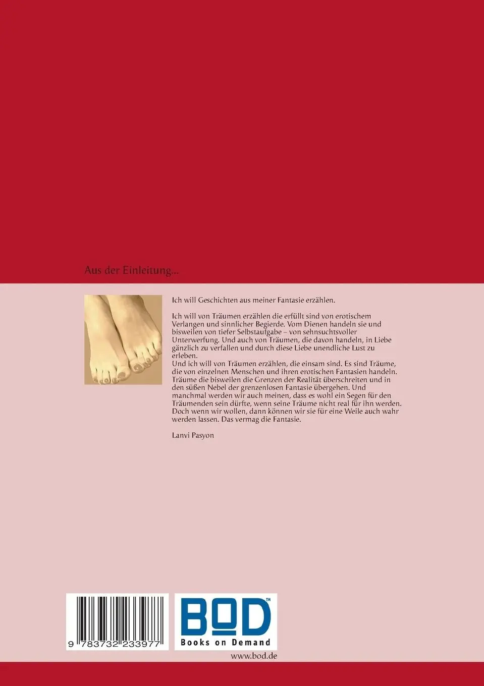Rückseite: 9783732233977 | Fantasien von Lust und Liebe | Lanvi Pasyon | Taschenbuch | 216 S.