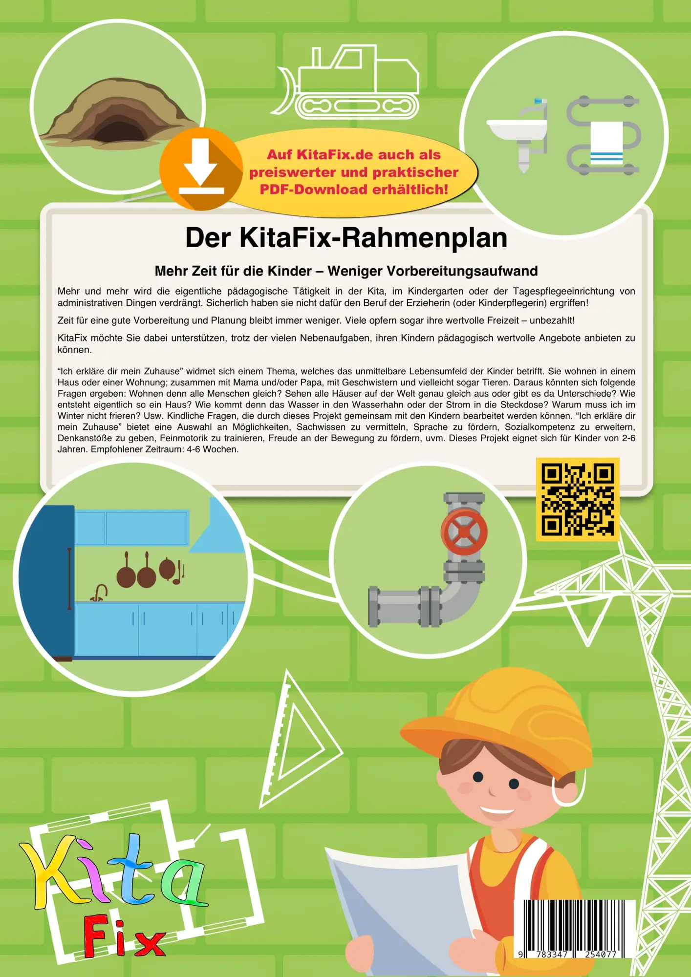 Rückseite: 9783347254077 | KitaFix-Rahmenplan "Ich erkläre dir mein Zuhause" | Sandra Plha | Buch