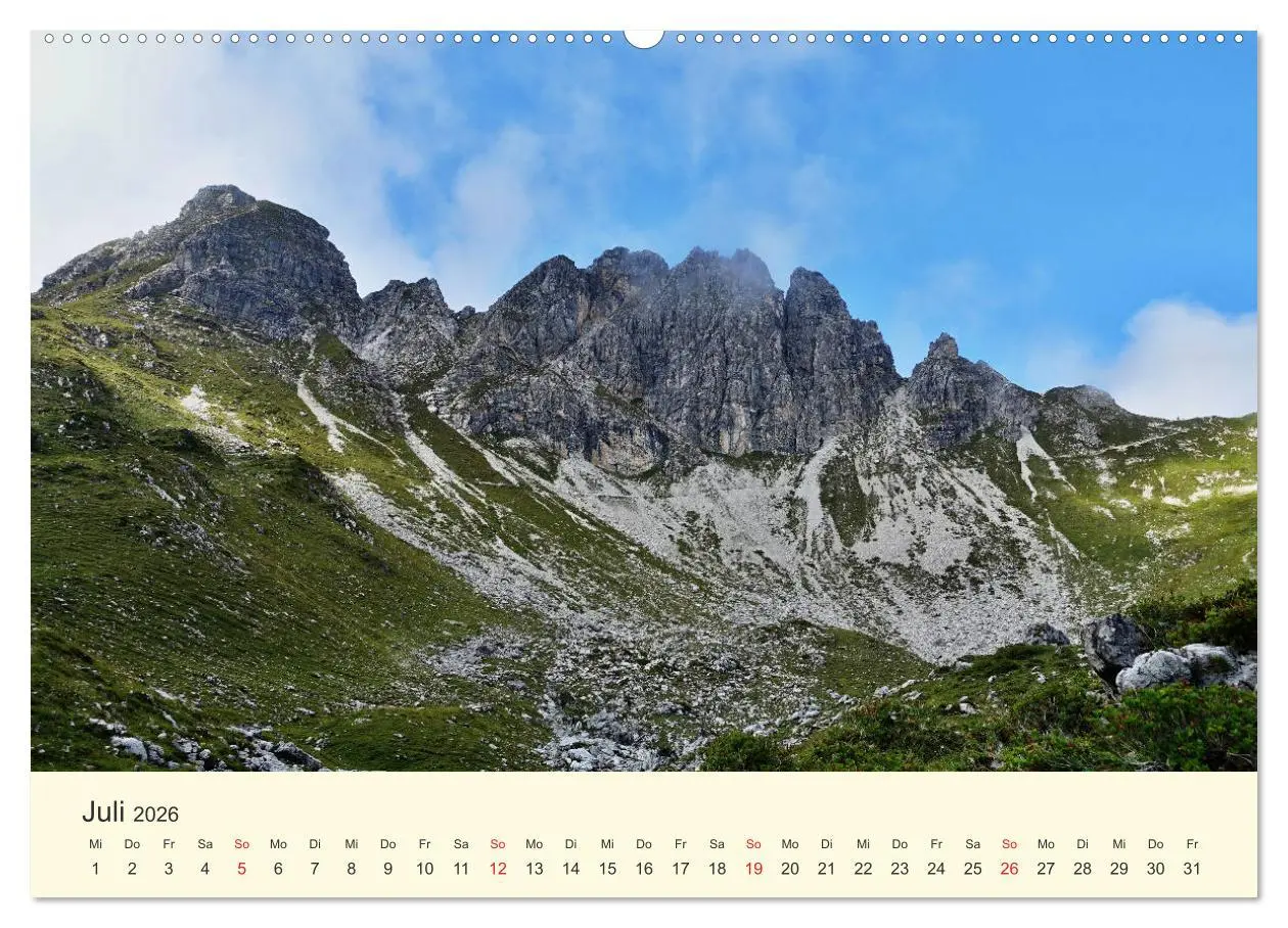 Bild: 9783457764077 | Wanderglück im Allgäu (Wandkalender 2026 DIN A2 quer), CALVENDO...