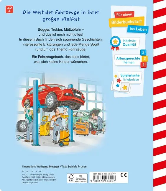 Bild: 9783473434077 | Bagger, Traktor, Müllabfuhr! | Mein großes Fahrzeuge-Buch | Prusse Bild: 9783473434077 | Bagger, Traktor, Müllabfuhr! | Mein großes Fahrzeuge-Buch | Prusse