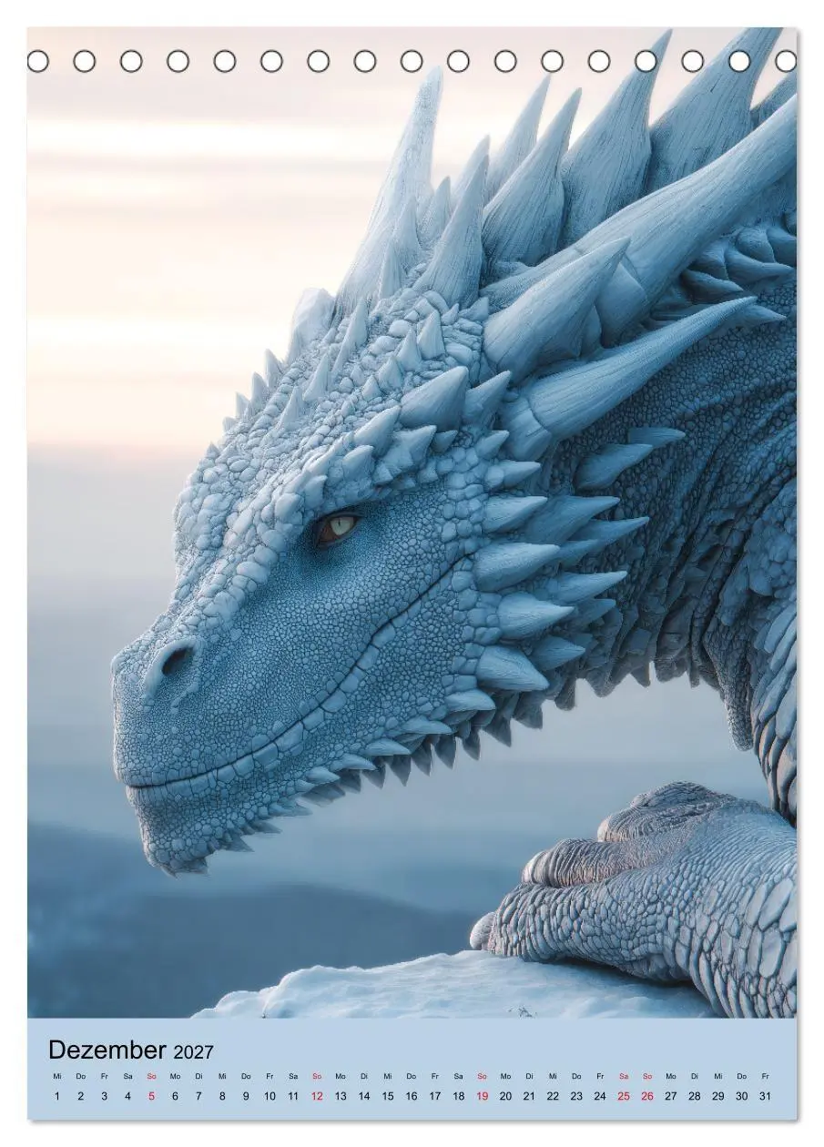 Bild: 9783516854077 | Drachen Kalender - ein Jahr mit mystischen Fabelwesen...